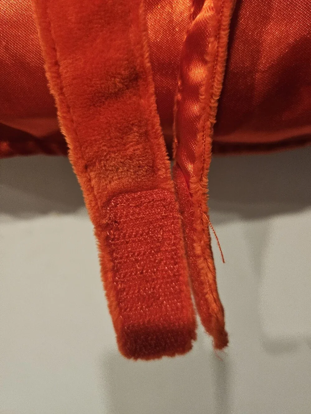 Halloween Dog Red Velvet Cape Jacket with Velcro Strap